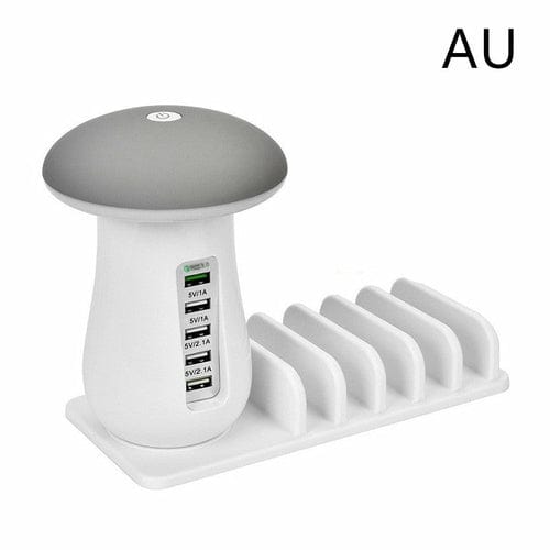 GlowShroom Dock | LED Charging Lamp + Device Organizer