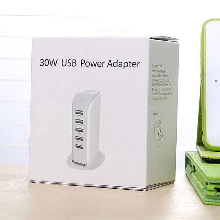 FlowDock 5-Port Charger | Energy Hub for Your Essentials