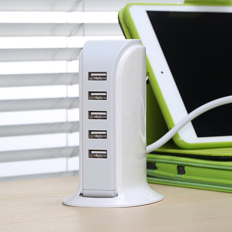 FlowDock 5-Port Charger | Energy Hub for Your Essentials