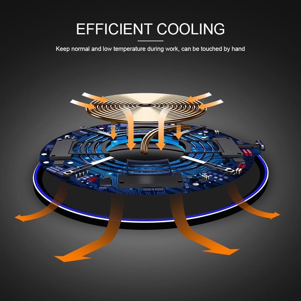 AuraCharge 30W | Minimalist Wireless Energy Pad