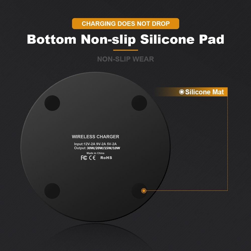 AuraCharge 30W | Minimalist Wireless Energy Pad