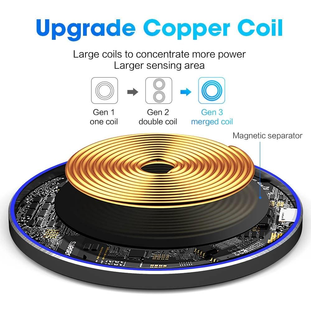 AuraCharge 30W | Minimalist Wireless Energy Pad