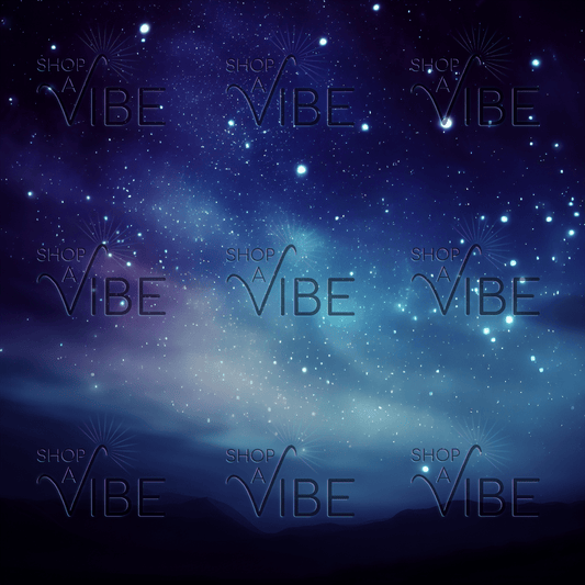 Cosmic Drift | Starry Night Digital Wallpaper
