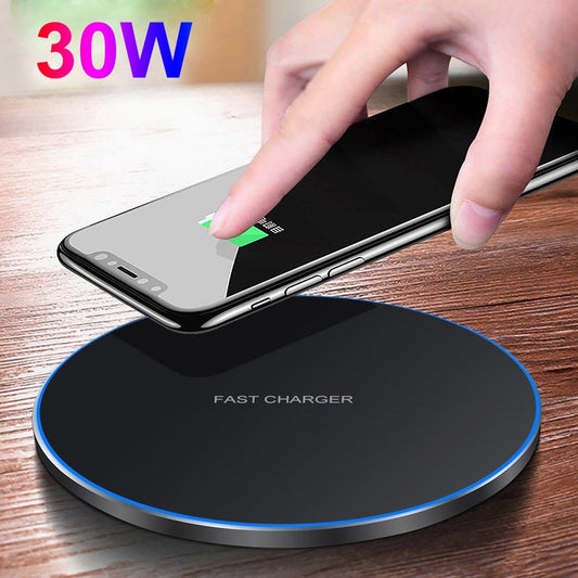 AuraCharge 30W | Minimalist Wireless Energy Pad