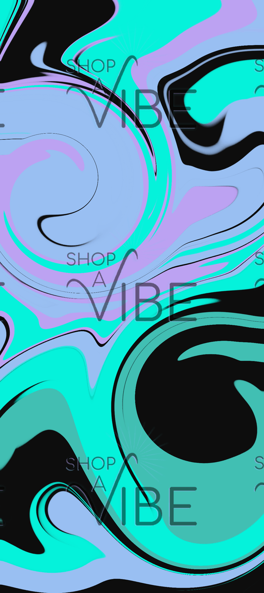 Vortex Bloom | Neon Psychedelic Swirl Wallpaper for Phone